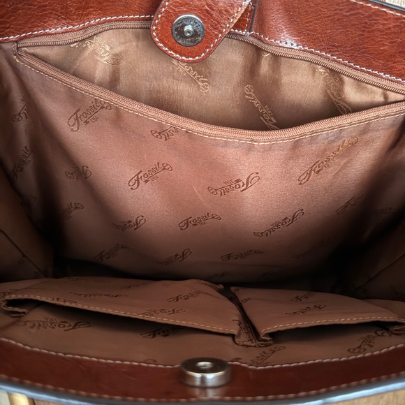 Fossil leather computer bag - Picture 3 of 3